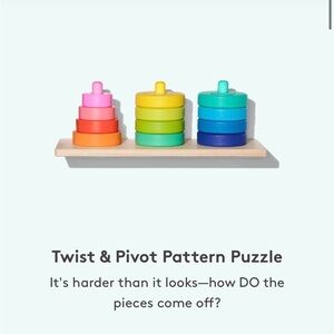 Lovevery- Twist & Pivot Pattern Puzzle